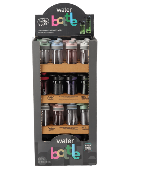 STICLĂ PENTRU APĂ/BIDON 530 ML disp. 12 buc *7716