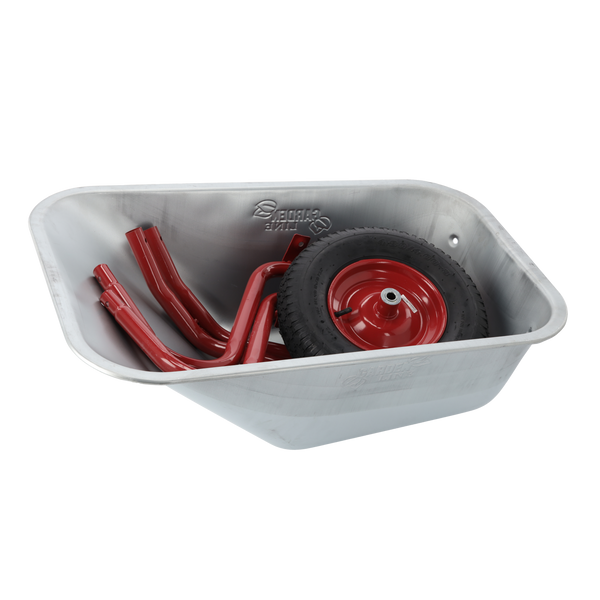 TACZKA - POJEMNOŚĆ 120  L - CZERWONA 