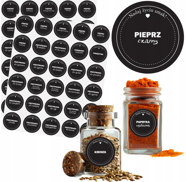 SET OF 120 SPICE LABELS