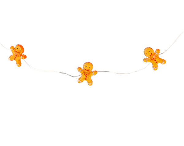 LANȚ LUMINOS LED OM DE SPUMĂ 20 L PE BATERII ambalaj=20 buc *0214