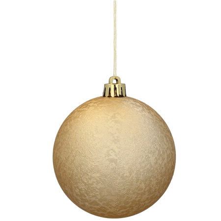 SET OF 20 BAUBLES 8 CM RED/GOLD/SILVER