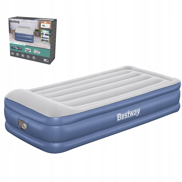 Bestway® 75" x 38" x 18"/1.91m x 97cm x 46cm Tritech Airbed Twin Built-in AC Pump