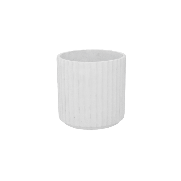 Cement cover for pot 17 x 17 x 17 CM White