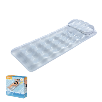 MATERAC DMUCHANY 1.88 x 71 CM SREBRNY *0312