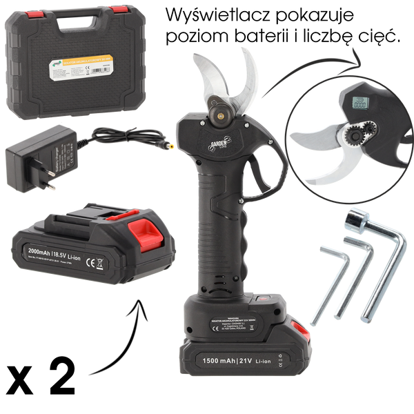 CORDLESS PRUNER 21V 30MM