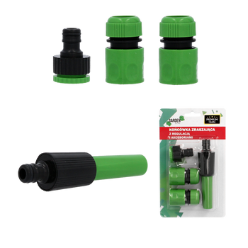 REGULOVATELNÁ ZALIVACÍ KONCOVKA S PŘÍSLUŠENSTVÍM bal=16 ks *4660