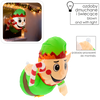 INFLATABLE ELF FOR WINDOW LED 90 CM