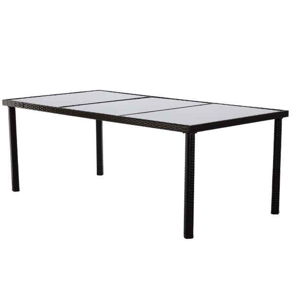 SETS DE MOBILIER PENTRU GRADINĂ / 8 SCAUNE + MASĂ MARE / MARO + BEJ *3654