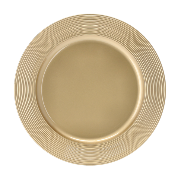 PLATE 33 x 33 x 2 CM GOLD