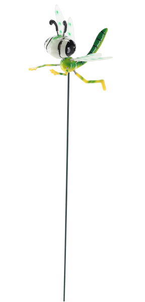 OZDOBNÝ KOLÍK DO PŘENOSKY / ZAHRADY - VÁŽKA 11 CM / 50 CM *5412