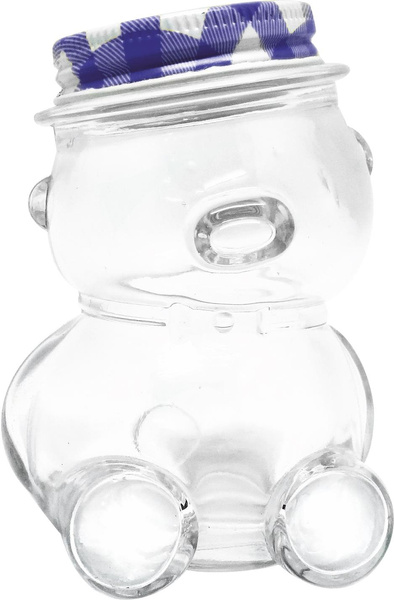 SŁOIK MIŚ Z ZAKRĘTKĄ 150 ML DISPLAY=12szt *3481