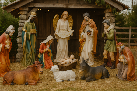 Nativity set