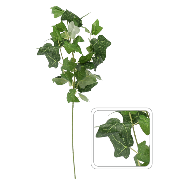 UMELÁ VETVA - ZELENÉ LISTY 63 CM *3956