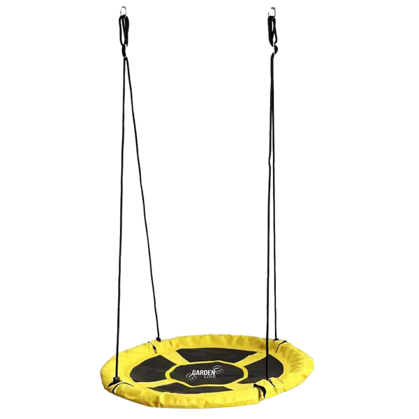 HUŚTAWKA - BOCIANIE GNIAZDO - ŚR. 100CM - ŻÓŁTA