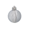 KPL. 16 BOMBEK 4 CM ČERVENÉ/ZLATEJ/STRIEBORNÉ MIX VZOROV TUBA *7511