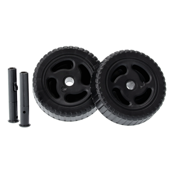 WÓZEK OGRODOWY WIELOFUNKCYJNY Z KÓŁKAMI 50L CZARNY *5440