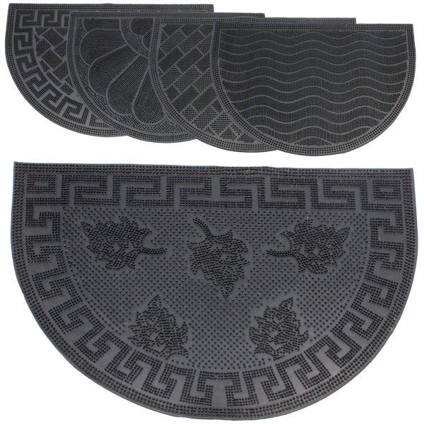 RUBBER SEMI-CIRCULAR MAT 40X60