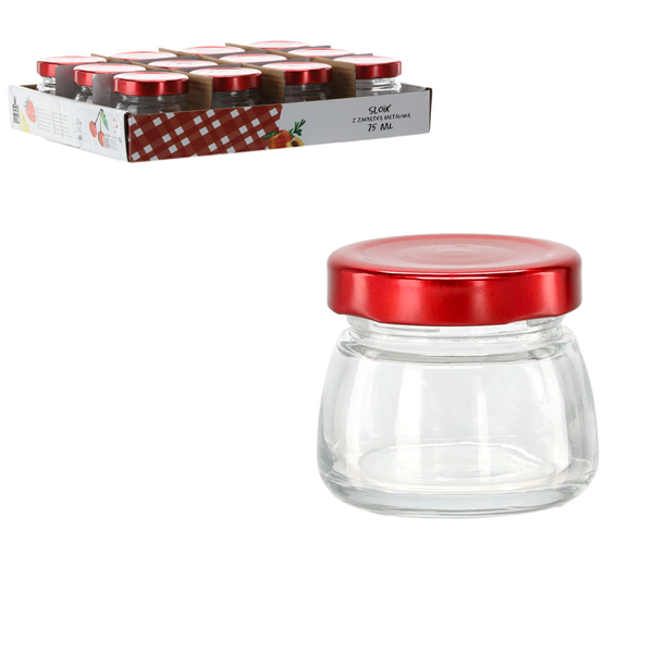 BORCAN 75 ML CU CAPAC METALIC ROȘU ambalaj=12 buc *2400