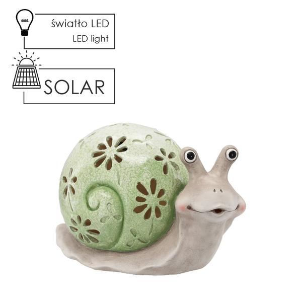 FIGURĂ DE GrăDINĂ - MELC DIN MENTĂ 33 x 19,8 x 21,5 cm LED *9033