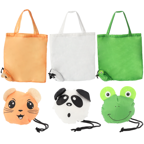 SHOPPING BAG 42 x 45 CM MIX ANIMALS