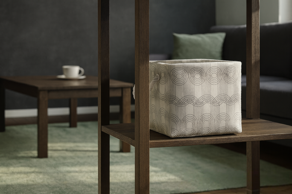 SQUARE BASKET GEOMETRIC SIZE M