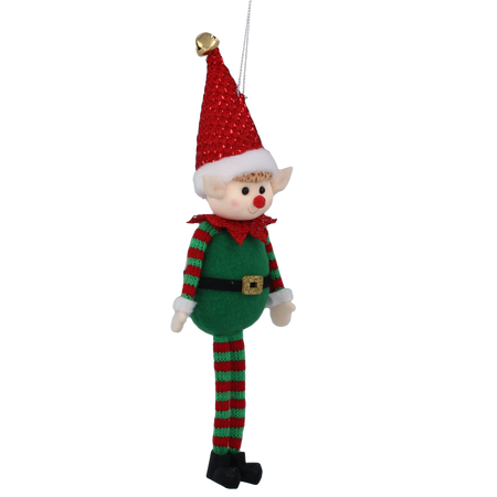 DECORAȚIUNE DE BRAD - ELF MIX DE CULORI 10 x 28 CM ambalaj=6buc *8532