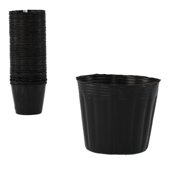 SET OF 100 POTS FOR PLANTING 6 X 5.8 CM