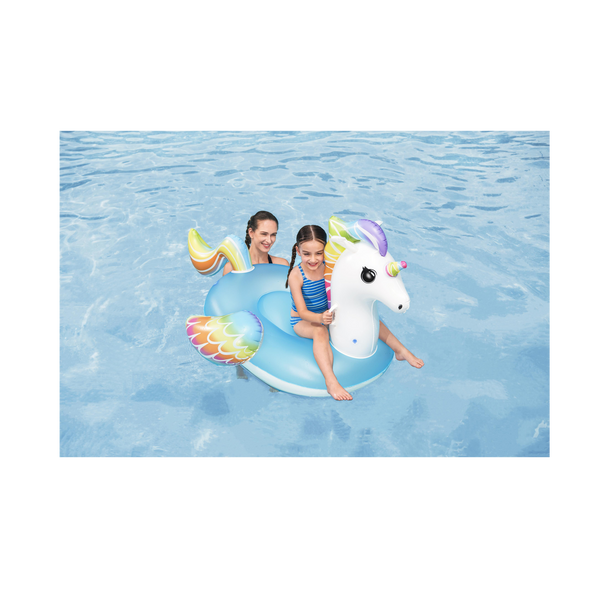 Bestway® 61" x 47"/1.55m x 1.19m Fantasy Unicorn Ride-On