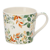 PORCELAIN MUG 400 ML LEAVES MIX COLOR PACK=12PCS