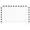 BRAMKA PIŁKARSKA Z SIATKĄ 300 x 200 x 90 CM *7543