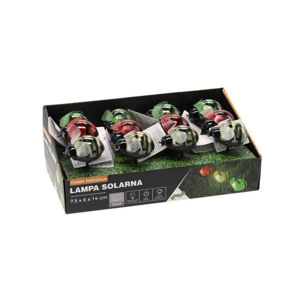 SOLÁRNÍ LAMPA VESKOU PSÍCH 7,5 x 6 x 14 CM TEPLÁ BÍLÁ disp=12ks *5691