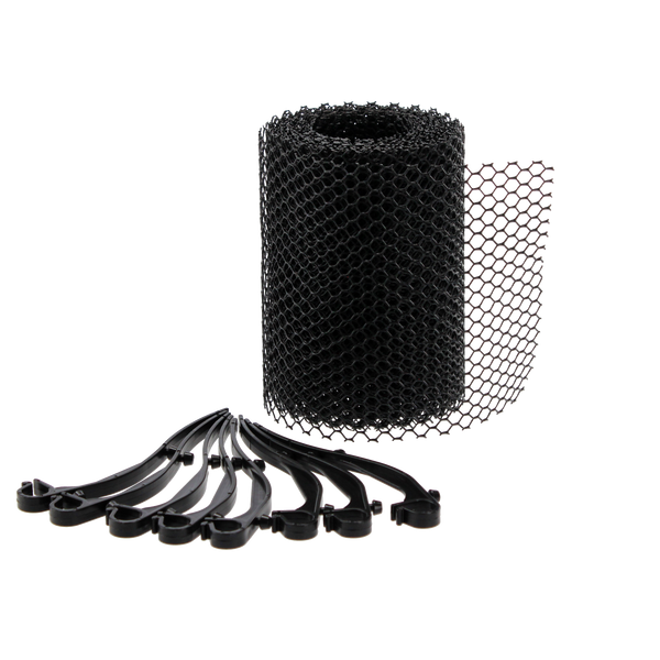 Síť na žlábek 6 m + 8 klipsů *7808