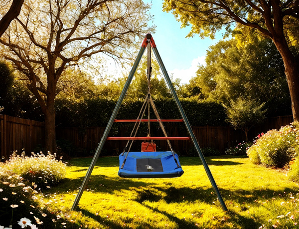 TWO-SEATER GARDEN SWING 290 x 180 x 200 CM