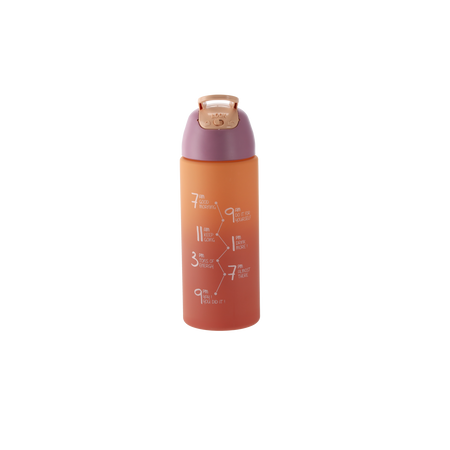 BUTELKA 500 ML NA WODĘ MIX KOLOR *6379