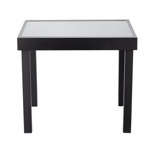 STÓŁ ALUMINIOWY ROZKŁADANY "OLIVER" 90/180 x 90 x 75,5 CM *0398