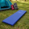 MATA TURYSTYCZNA SAMOPOMPUJĄCA 180 x 50 x 5 CM 1200 G CIEMNA NIEBIESKA / SZARA