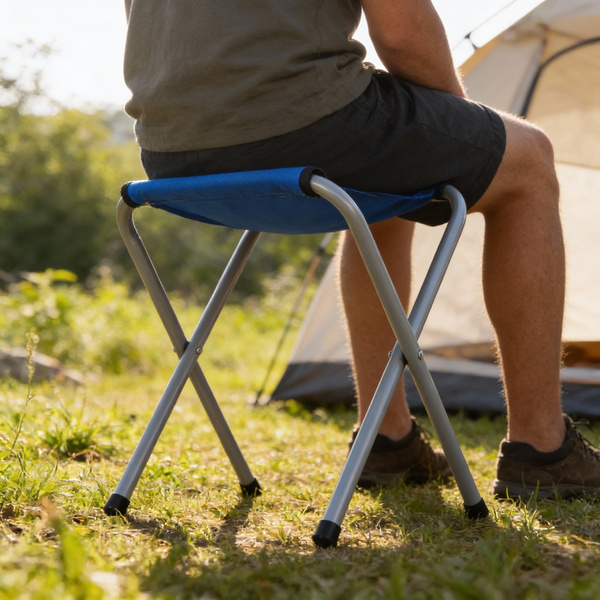 TOURIST FOLDING CHAIR 28x32x35 CM GREEN/BLUE/WHITE