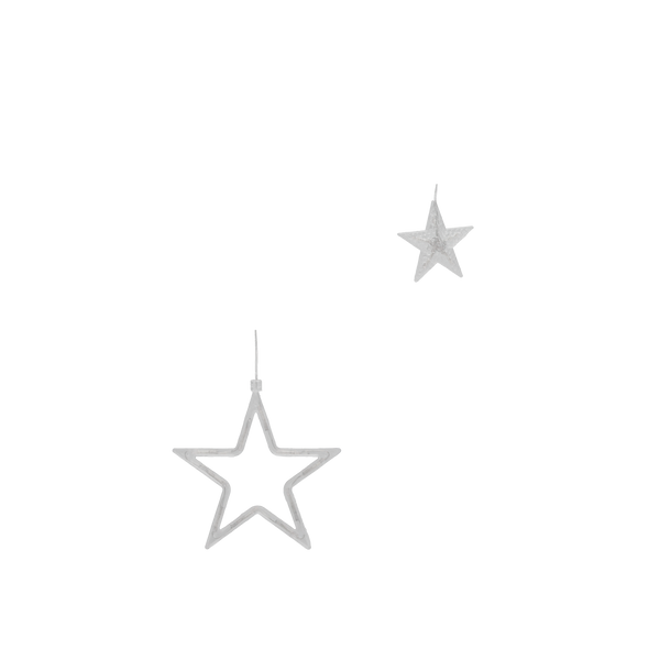 LED SVĚTELNÁ ZÁCLONA HVĚZDIČKY 138L DLOUHÁ 3 + 2 M TEPLÁ BÍLÁ VNITŘNÍ/POUZE *3997