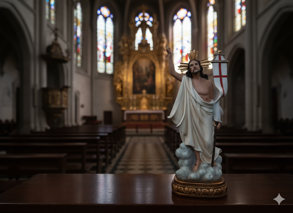 RESURRECTED JESUS FIGURE 30.5 CM