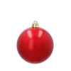 SET OF 4 BAUBLES 8 CM RED/GOLD/SILVER