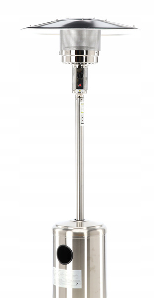 PARASOL GAZOWY ZE STALI NIERDZEWNEJ 221 CM 