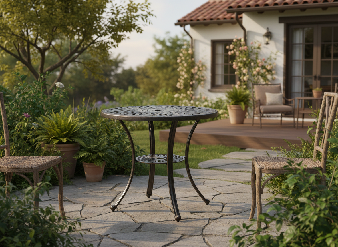 STÓŁ ALUMINIOWY "MONDRICH" ANTYCZNY BRĄZ dia78 x 70 CM OKRĄGŁY pol_pl_STOL-ALUMINIOWY-MONDRICH-ANTYCZNY-BRAZ-dia78-x-70-CM-OKRAGLY-4065-9168_5