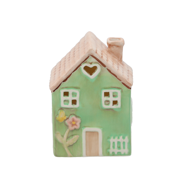 ZAHRADNÍ FIGURKA - DOMEK 10 x 6,7 x 14 cm LED bal=4ks *8661