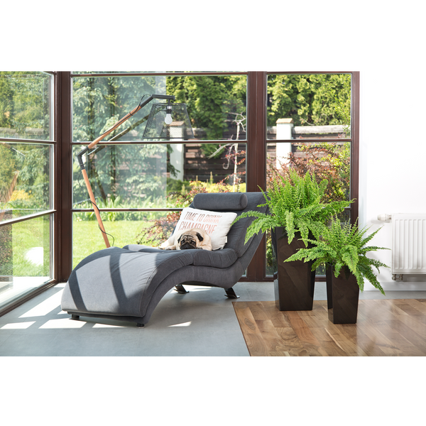 KVĚTNÍK FINEZJA 190X190 MM S VLOŽKOU – ČERNÝ*45327