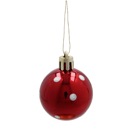 24 CHRISTMAS ORNAMENTS - MIX