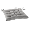 PODUSZKA NA KRZESŁO 40 x 40 x 6 CM JASNOSZARA