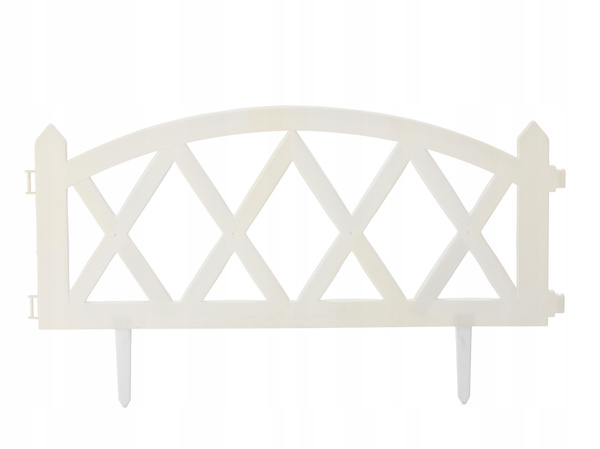 SET OF 4 GARDEN FENCE PANELS 59.5 x 32.5 CM