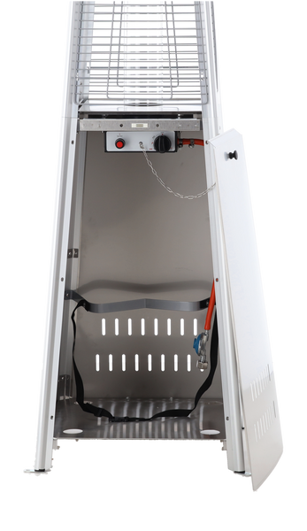 PARASOL GAZOWY KWADRATOWY ZE STALI NIERDZEWNEJ 227 CM *6363