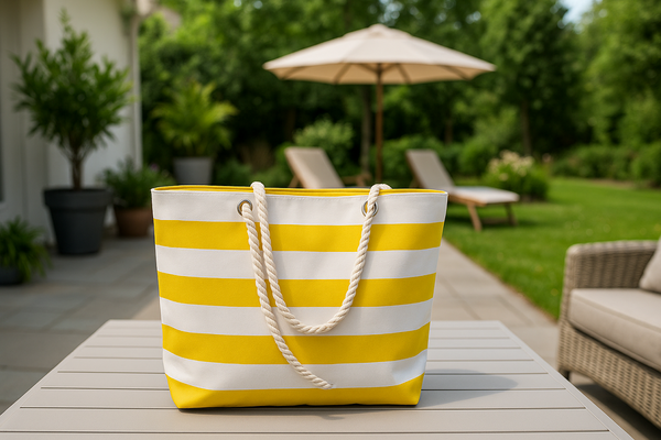 BEACH BAG STRIPES MIX COLORS