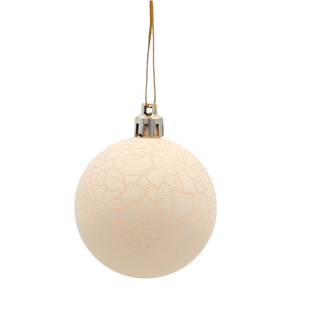 SET OF 18 CHRISTMAS BAUBLES 6 CM